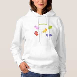 Cute jelly babies candy sweets cartoon hoodie