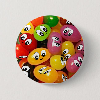 Cute Jelly Bean 6 Cm Round Badge