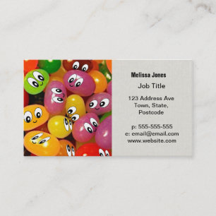 Cute Jelly Bean Business Card
