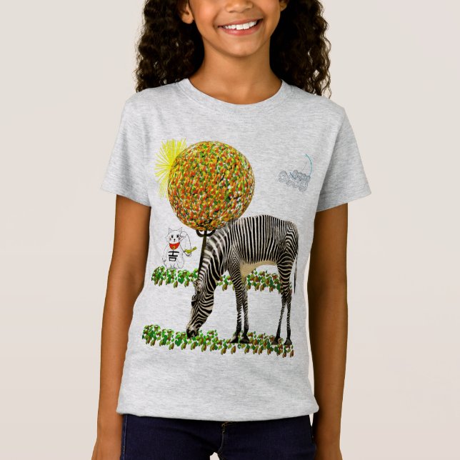 Cute Jelly Bean Sweet Trees T-Shirt (Front)