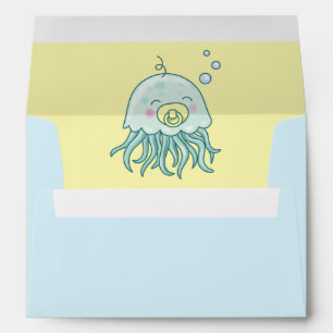 Cute Jellyfish Baby Shower Kawaii  Envelope