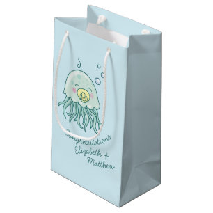 Cute Jellyfish Baby Shower Kawaii  Small Gift Bag