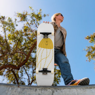 Cute Jellyfish – Fun Minimalist Ocean Skateboard