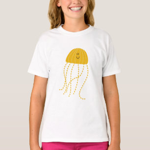 Cute Jellyfish – Fun Minimalist Ocean T-Shirt