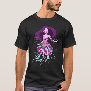 Cute Jellyfish Ocean Love Aquarium Jellyfish Girls T-Shirt