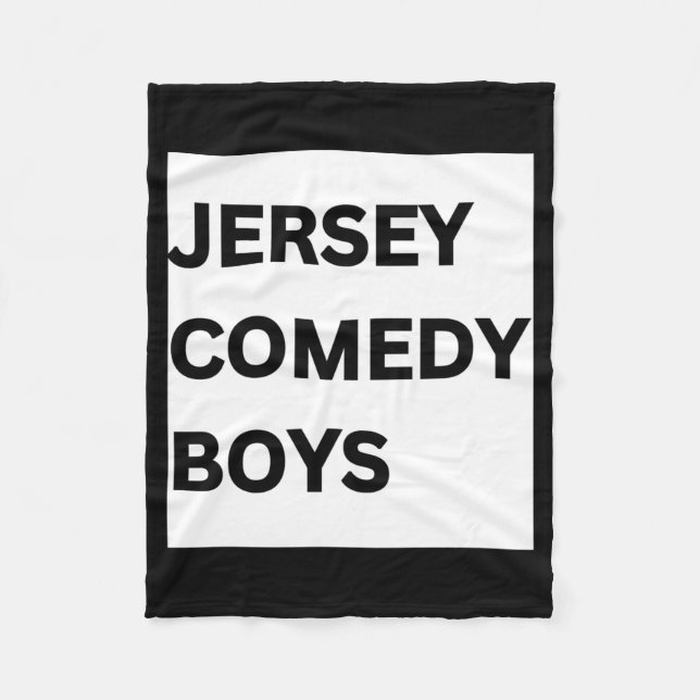 Cute Jersey Comedy Fleece Blanket (Front)