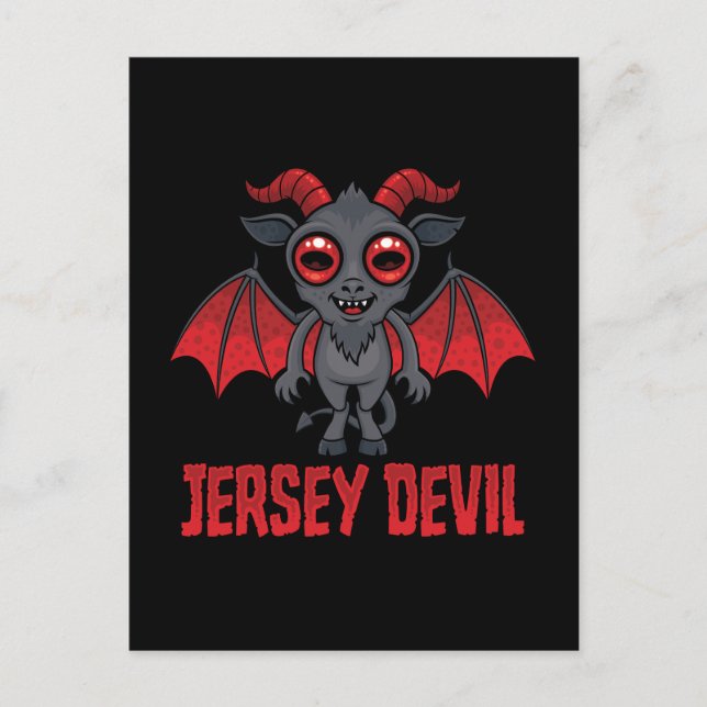 Cute Jersey Devil of the Pine Barrens Postcard (Front)