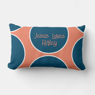 Cute Jesus Loves You Pillow