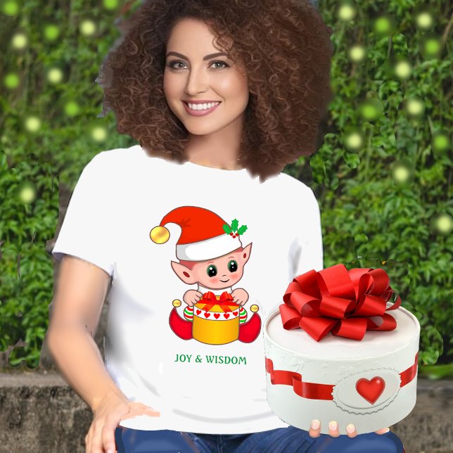 Cute Jolly Christmas Elf T-Shirt (Creator Uploaded)
