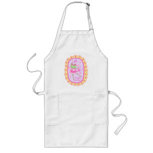 Cute Jolly Frog - Worthy and Enough Long Apron