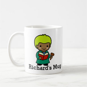 Cute Judge with Book and Gavel Coffee Mug