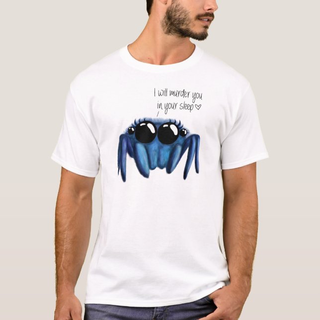 cute Jumping spider T-Shirt (Front)