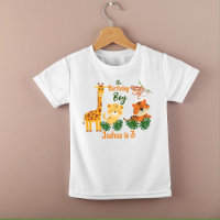 Cute jungle animal party personalised birthday