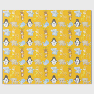 Cute Jungle Animal Wrapping Paper – Animals
