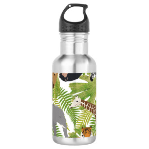 Cute Jungle Animals Safari Boy Girl 532 Ml Water Bottle
