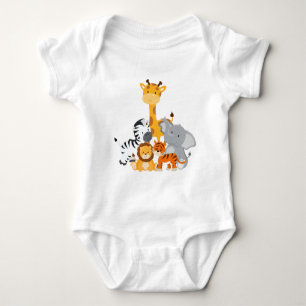 Cute Jungle Baby Animal Infant Creeper
