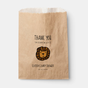 Cute jungle lion Baby shower Favour Bags