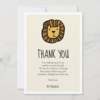 Cute jungle lion Baby shower