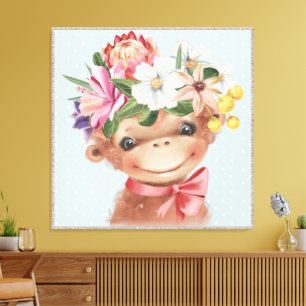 Cute Jungle Monkey Acrylic Print