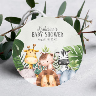 Cute Jungle Safari Animals Sticker