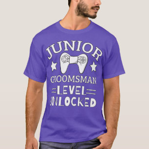 Cute Junior Groomsman Gaming Wedding Party Jr T-Shirt