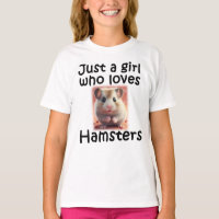 Cute Just A Girl Who Loves Hamsters Hammie Animal