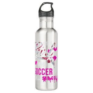 Cute Just A Girl Who Loves Soccer And Slime T-Shir 710 Ml Water Bottle