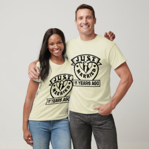 Cute just married 11 years ago T-Shirt