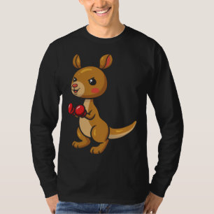 Cute Kangaroo Boxing I Kangaroos Animal Friend Mar T-Shirt