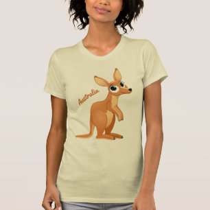 Cute Kangaroo custom text shirts & jackets