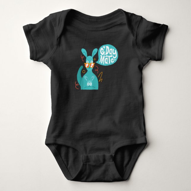 Cute Kangaroo GDay Mate | Gift Tee For Australian (Front)