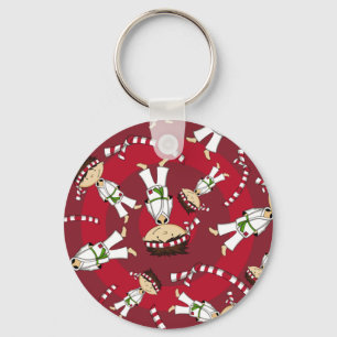 Cute Karate Boy Keychain