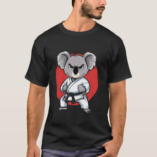 Cute Karate Koala Martial Arts Funny For Kids Boys T-Shirt