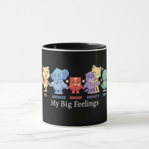 Cute Kawaii Animals Mental Health Emotions & Feeli Mug
