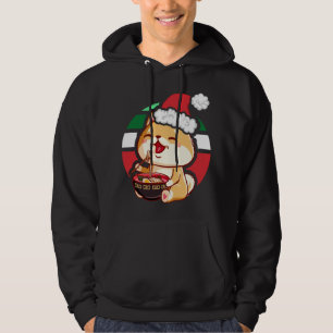 Cute Kawaii Anime Shiba Inu Dog Eating Ramen Chris Hoodie