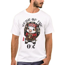 Cute Kawaii Asian Chinese Ox Zodiac Lunar Year