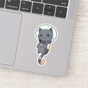 Cute Kawaii Astronaut Black Cat