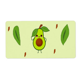 Cute kawaii avocado