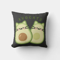 Cute Kawaii Avocado Cat Mashup