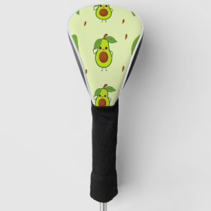 Cute kawaii avocado golf head cover