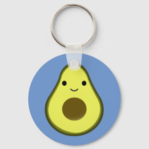 Cute Kawaii Avocado Key Ring