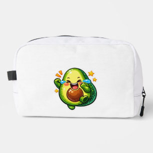 Cute Kawaii Avocado Laughing Crying Tears of Joy S Dopp Kit