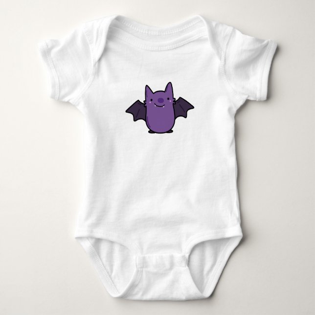 Cute Kawaii Baby Bat Bodysuit (Front)