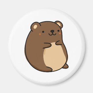 Cute Kawaii Baby Brown Bear Magnet