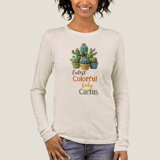 Cute Kawaii Baby Cactus Collection - Color Tri-Blend Shirt