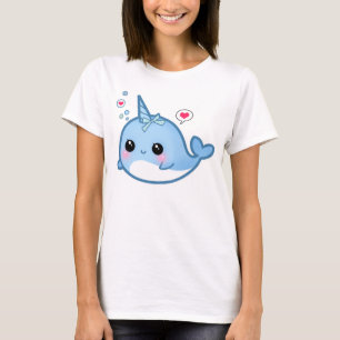 Cute kawaii baby narwhal T-Shirt