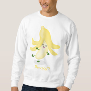 Cute kawaii banana cartoon sweatshirt