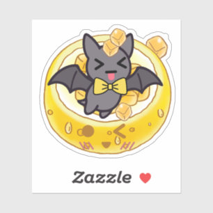 Cute Kawaii Bat and Icy Lemon Bowl