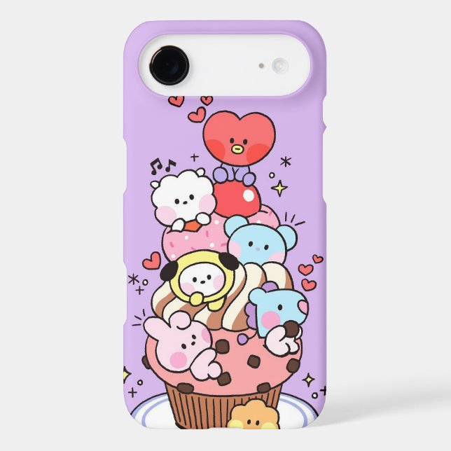 Cute Kawaii Bear Cupcake Phone Case (Back)
