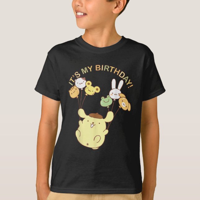 Cute Kawaii Birthday Shirt | Animal Balloon Tee (Front)